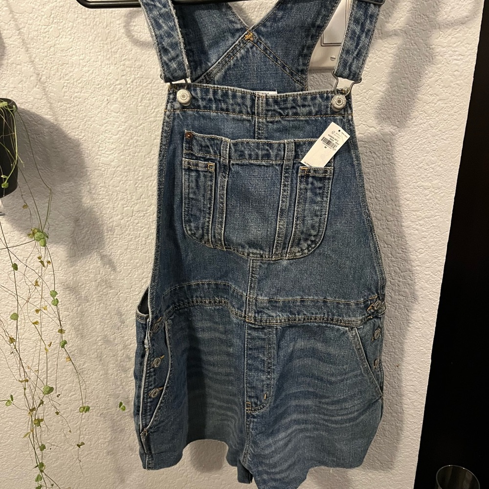Old Navy Dark Blue Denim Overalls
